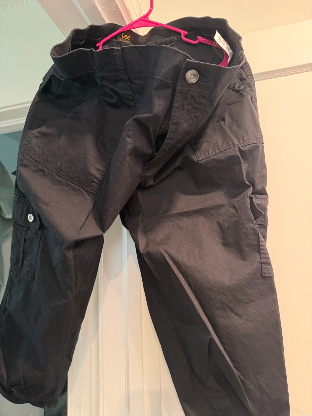 Lee Women’s Black Cargo Pants with Utility Pockets